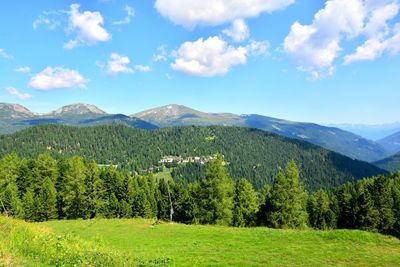 Scenic view of landscape against sky