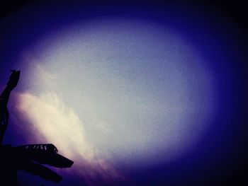 Low angle view of cloudy sky