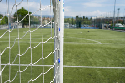 View of soccer field