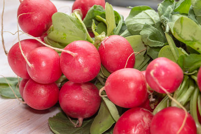 Close-up of strawberries