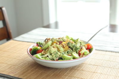 Close-up of salad in bowl