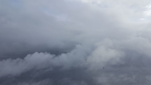 Low angle view of clouds in sky