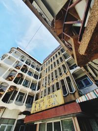 Low angle view of building against sky