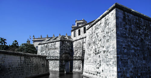 Morro castle against clear blue sky