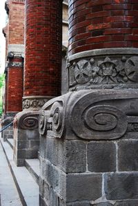 Brick wall with brick wall