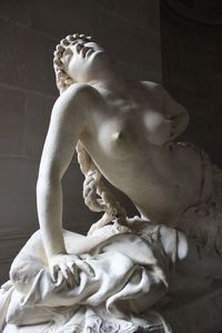 Low angle view of statue in museum