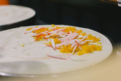 Close-up of food in plate