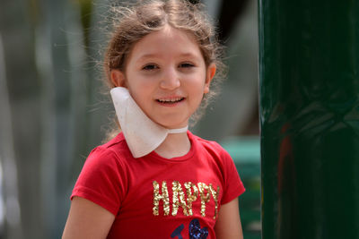 Portrait of a smiling girl