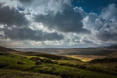 Scenic view of landscape against sky