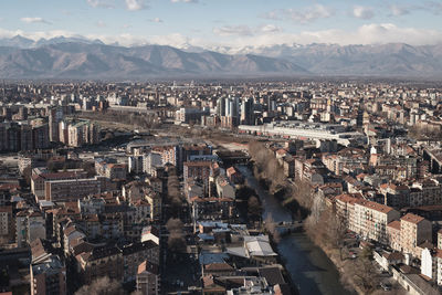 View of cityscape against sky