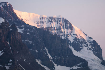 Panoramic view of mountains against sky