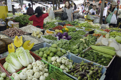 View of vegetables for sale