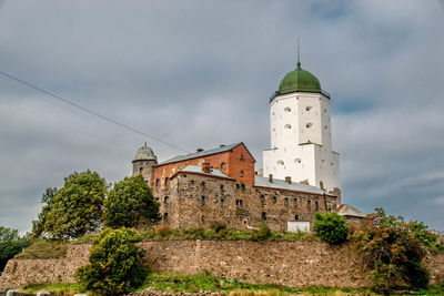 Low angle view of historical building against sky