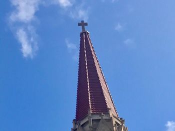 Low angle view of skyscraper