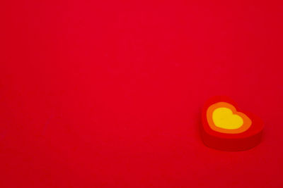 Close-up of illuminated red light