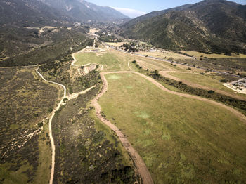 Aerial view of landscape