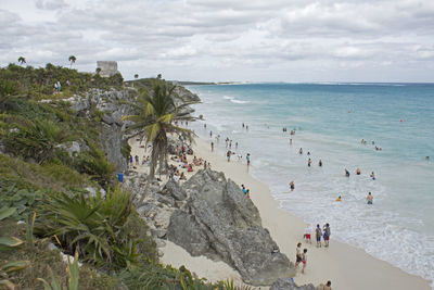 People on beach