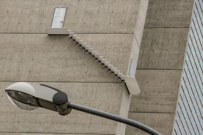 High angle view of security camera