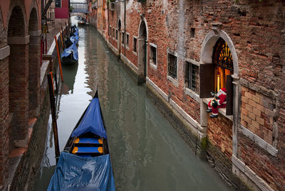 Boats in canal