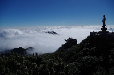 Panoramic view of church against sky