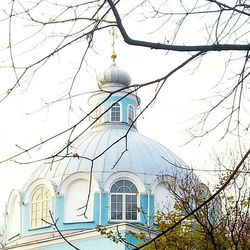 Low angle view of church