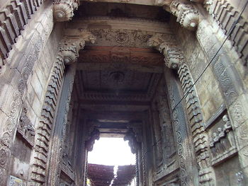 Low angle view of old building