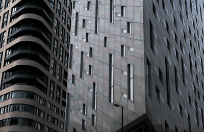 Low angle view of buildings in city