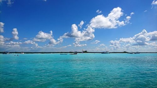 Panoramic view of sea against sky