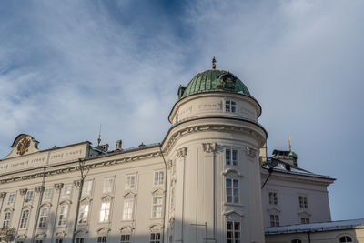 Low angle view of building against sky