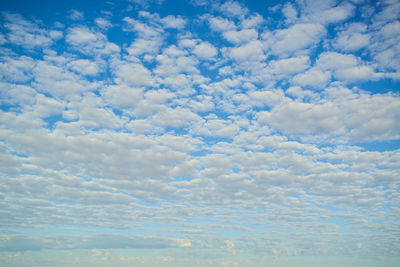 Low angle view of clouds in sky