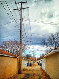 Low angle view of built structure against sky