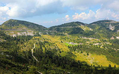 Scenic view of landscape against sky