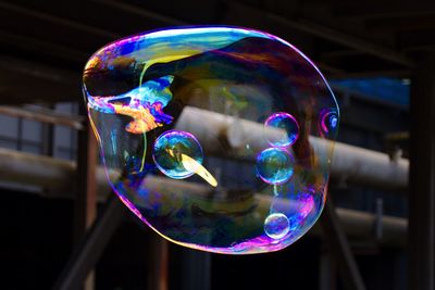 Close-up of bubbles