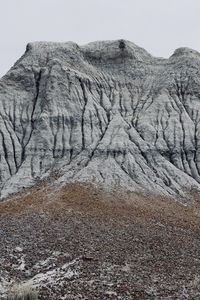 Scenic view of desert against sky