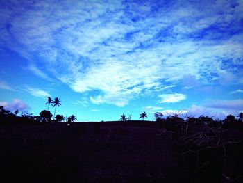 Low angle view of cloudy sky