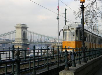 View of bridge in city