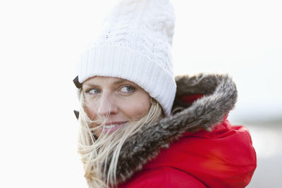 Smiling young woman