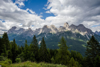 Dolomites in san martino di castrozza trento italy