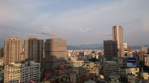 Cityscape against sky