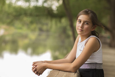 Portrait of smiling girl