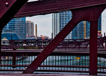 View of bridge in city