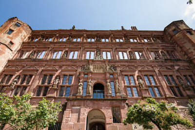 Low angle view of building against sky