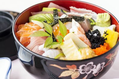 Close-up of salad in bowl