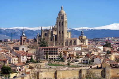 View of buildings in city