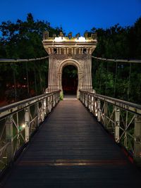 Bridge over river against sky