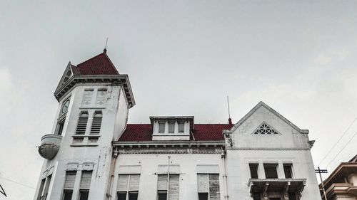 Low angle view of building against sky