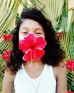 Portrait of beautiful woman