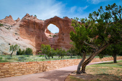 View of old ruin building