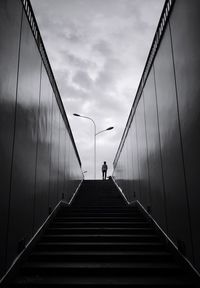 People walking on stairs