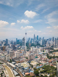 Cityscape against sky